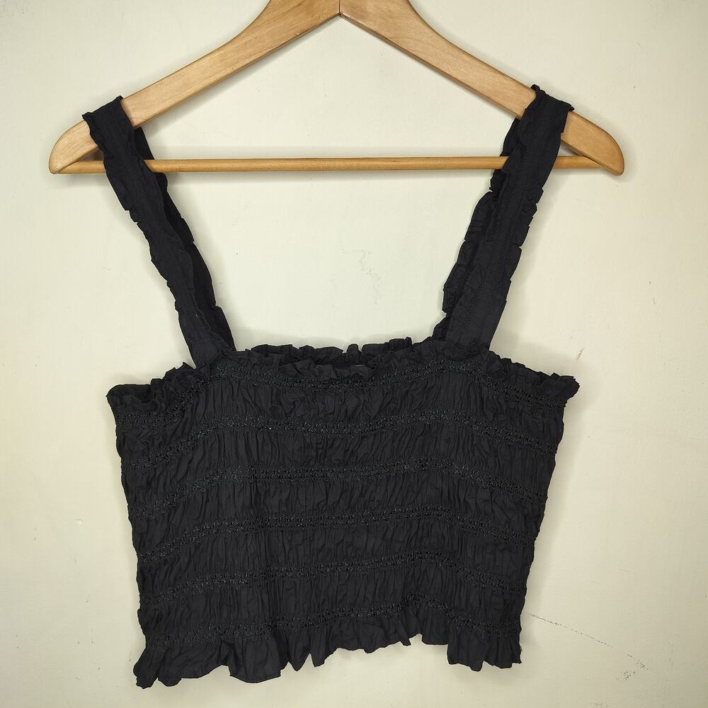 Smocked Cropped Tank Top Sold